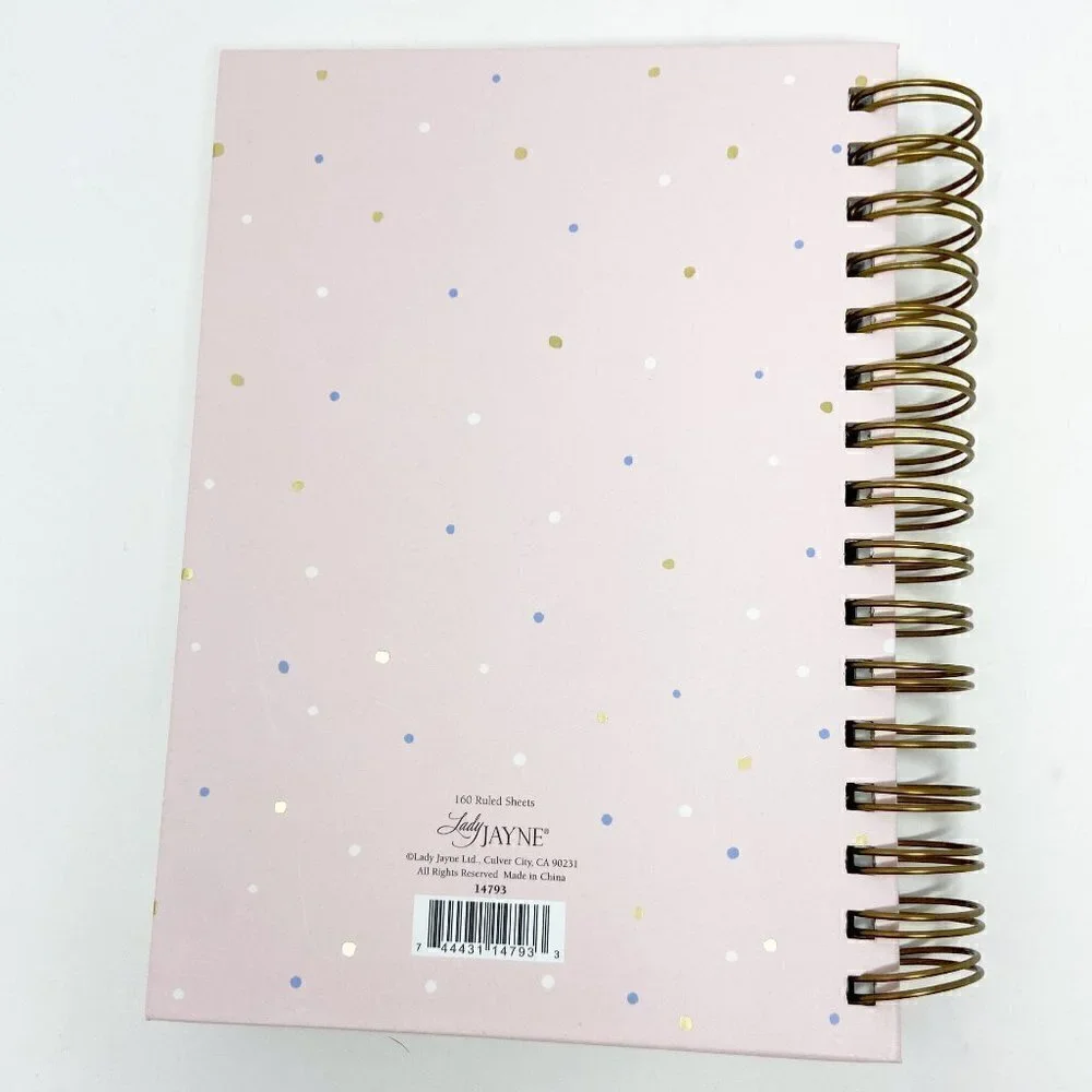 LADY JAYNE | Life is better with a Cat Spiral Bound Journal Pink